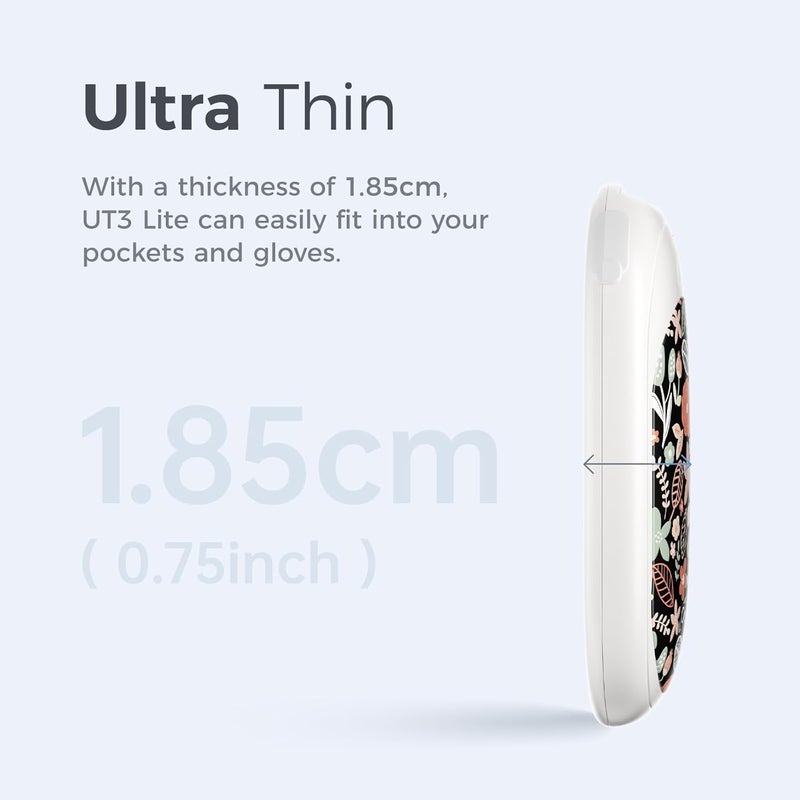 OCOOPA Magnetic Rechargeable Hand Warmers 2 Pack, Ultrathin Electric Handwarmers, Portable Pocket-Sized Heater, for Men, Women Purse Must Haves, Union UT3 Lite - Image 2